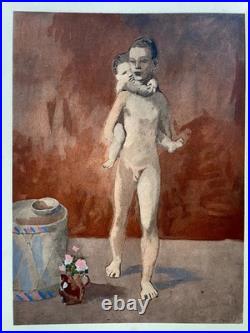 Rare art book 1930's numbered limited 1st edition Picasso coloured pochoirs