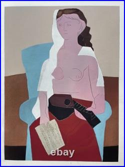 Rare art book 1930's numbered limited 1st edition Picasso coloured pochoirs