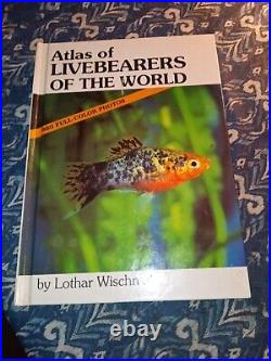 Rare limited edition atlas of livebearers of the world book