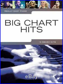 Really Easy Piano Big Chart Hits by Music Sales Ltd Book The Cheap Fast Free