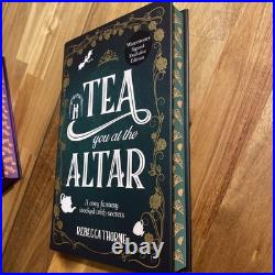 Rebecca Thorne Tomes of Tea COMPLETE SIGNED 1st/1st Sprayed Hardback Set 1-4