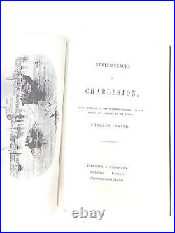 Reminiscences of Charleston by Charles Fraser, South Carolina, Limited Edition