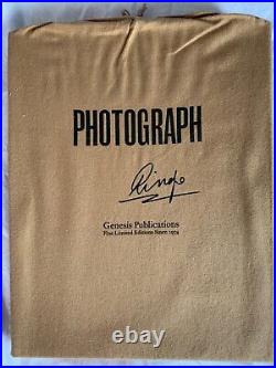 Ringo Starr PHOTOGRAPH Genesis Publications Signed DELUXE EDITION No 71 Of 350