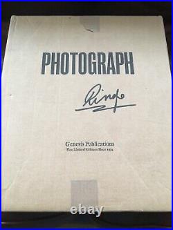 Ringo Starr Photograph Collectors Genesis Publications Signed Book Beatles