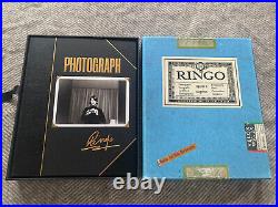 Ringo Starr Photograph Limited GENESIS PUBLICATIONS Rare SIGNED BOOK BEATLES