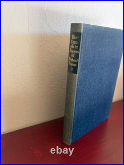 Robert Frost, The Complete Poems II Limited Signed 1st Edition