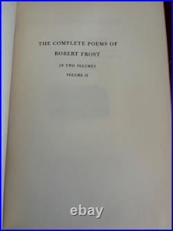 Robert Frost, The Complete Poems II Limited Signed 1st Edition