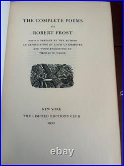 Robert Frost, The Complete Poems II Limited Signed 1st Edition