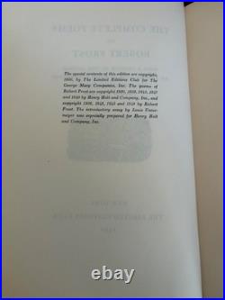 Robert Frost, The Complete Poems II Limited Signed 1st Edition