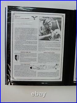 Robert Taylor Luftwaffe Fighter Aces Collection 24 signatures & Bios MINT