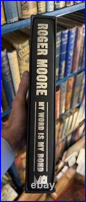 Roger Moore My Word is My Bond SIGNED Limited Edition Autobiography