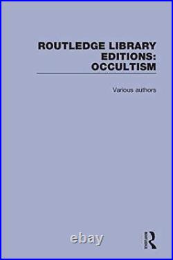 Routledge Library Editions Occultism, Various 9780367336028 Free Shipping