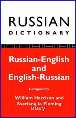 Russian Dictionary Russian-English, Englis. By Le Fleming, Svetlana Paperback