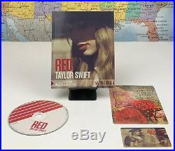 SHIPS SAME DAY Taylor Swift RED Limited Edition CD Book Guitar Picks Rare