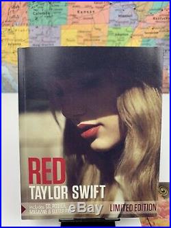 SHIPS SAME DAY Taylor Swift RED Limited Edition CD Book Guitar Picks Rare