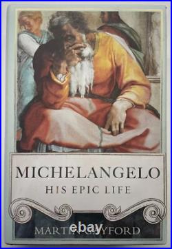 SIGNED 1st Edition Michelangelo His Epic Life by Martin Gayford HB 2013 RARE