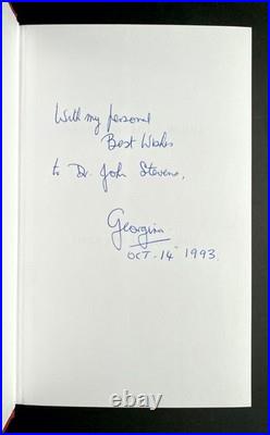 SIGNED A Girl Called Georgina/Over the Sex Border Transgender Memoir, LGBTQ+