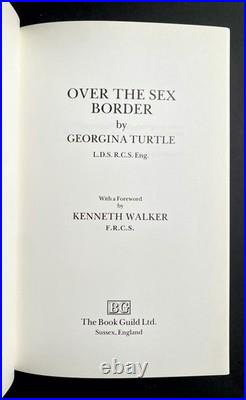 SIGNED A Girl Called Georgina/Over the Sex Border Transgender Memoir, LGBTQ+