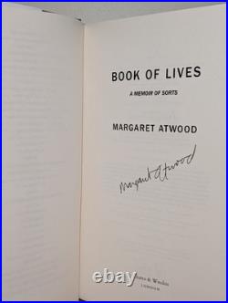 SIGNED Book of Lives Margaret Atwood 1st/1st Edition Hardcover Collectible Book