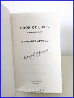 SIGNED-Book of Lives by Margaret Atwood-1st Edition Hardback-Brand New