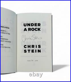 SIGNED Chris Stein Under A Rock Slipcased Limited Edition Book Autograph Blondie
