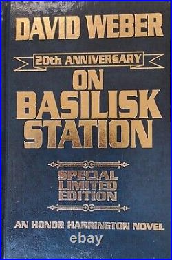 SIGNED David Weber On Basilisk Station Limited Edition Honor Harrington Leather