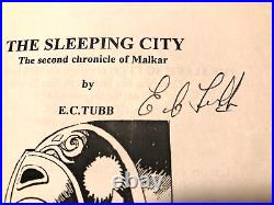 SIGNED E C Tubb, Philip Harbottle The Sleeping City, Malkar Ltd Ed 200, 1999