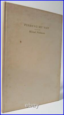 SIGNED Fishing My Way Michael Nathanson limited edition angling book 1975 Italy