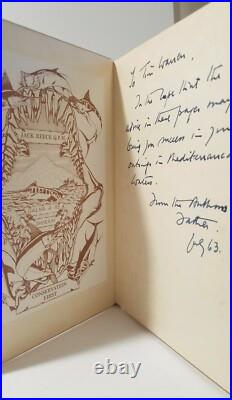 SIGNED Fishing My Way Michael Nathanson limited edition angling book 1975 Italy