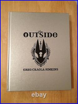 SIGNED Greg Craola Simkins The Outside Silver Edition Book Imscared LIMITED ED