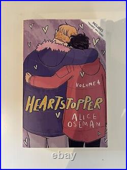 SIGNED Heartstopper Volume 4 by Alice Oseman BOOKPLATE (Limited Edition)