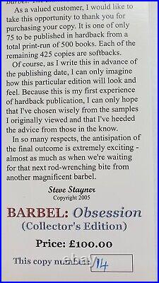 SIGNED LEATHERBOUND Barbel Obsession Steve Stayner specimen coarse fishing book