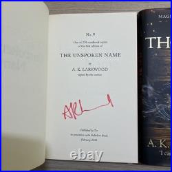 SIGNED Larkwood Serpent Gates Duology LOW #9/250 Sprayed Edges Fantasy Set