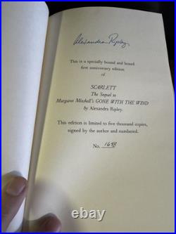 SIGNED Limited Edition # 1648 by Alexandra Ripley Gone With Wind -Sequel FF