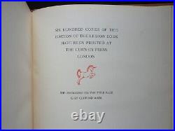 SIGNED & Ltd 600 The Legion Book (1929-1st) H Cotton Minchin Private Printing