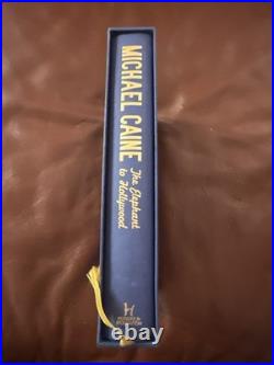 SIGNED Michael Caine Limited Edition Book The Elephant To Hollywood #325/1000