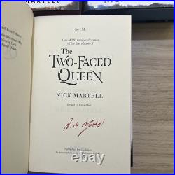 SIGNED Nick Martell LOW #4/250 Kingdom of Liars Trilogy Lined Sprayed Edges