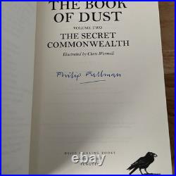 SIGNED Philip Pullman Book of Dust 1 & 2 La Belle Sauvage/Secret Commonwealth