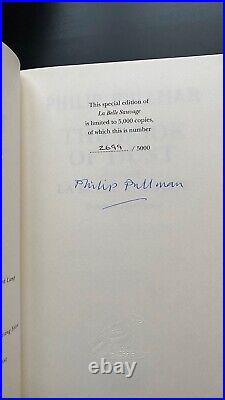 SIGNED Philip Pullman The Book Of Dust Ltd Eds 1 & 2 La Belle Sauvage Secret