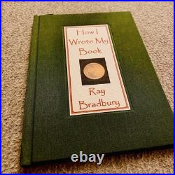 SIGNED RARE RAY BRADBURY How I Wrote My Book (Limited Edition)