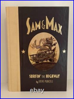 SIGNED & RARE Sam & Max Surfin' The Highway Anniversary Hardcover, Steve Purcell