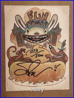 SIGNED & RARE Sam & Max Surfin' The Highway Anniversary Hardcover, Steve Purcell
