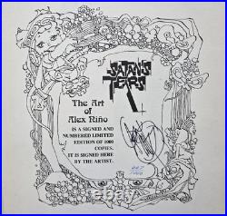 SIGNED Satan's Tears The Art Of Alex Niño Hardcover Book DJ 1977 Limited Edition