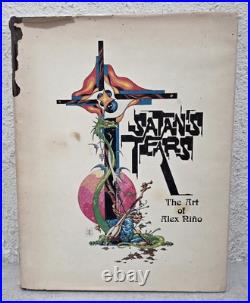 SIGNED Satan's Tears The Art Of Alex Niño Hardcover Book DJ 1977 Limited Edition