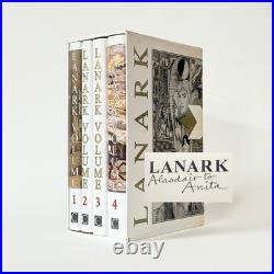 SIGNED X5 Lanark, Alasdair Gray. 2001 Limited Edition 1st Life in Four Books