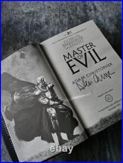 STAR WARS MASTER OF EVIL Adam Christopher Goldsboro Books Signed Ltd Edition
