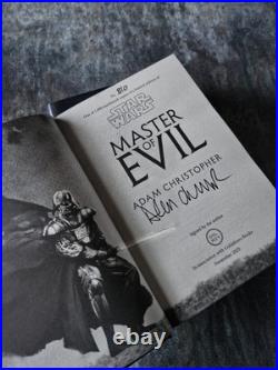 STAR WARS MASTER OF EVIL Adam Christopher Goldsboro Books Signed Ltd Edition