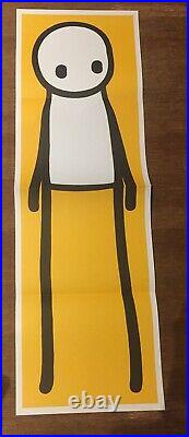 STIK Rare Signed & Doodled Book +Yellow Poster 1st Ed 2015 with Original Receipt