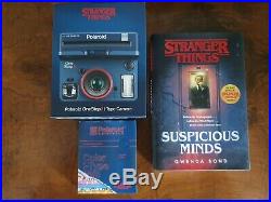 STRANGER THINGS RARE Signed Book, Ltd Edition Polariod Camera & Film Bundle