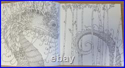 Set of 2 x Tomislav Tomic Adult Colouring books Zemlja Snova and Vilin San